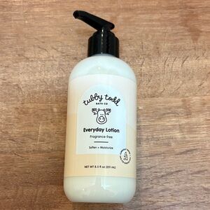NWT Tubby Todd Fragrance-Free Everyday Lotion Cream Soften and Moisturize